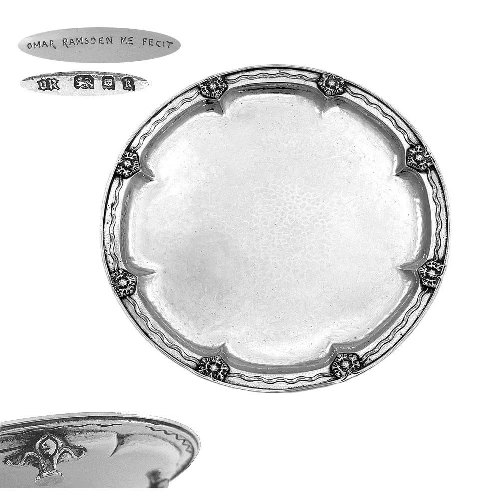 Silver Salver Omar Ramsden 1925